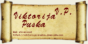 Viktorija Puška vizit kartica